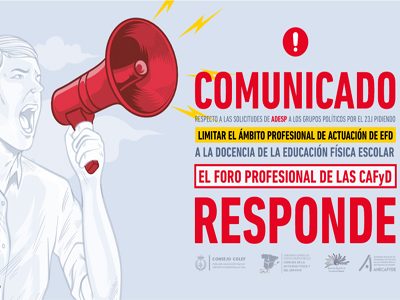 Comunicado Consejo COLEF sobre las propuestas de ADESP para 23-J